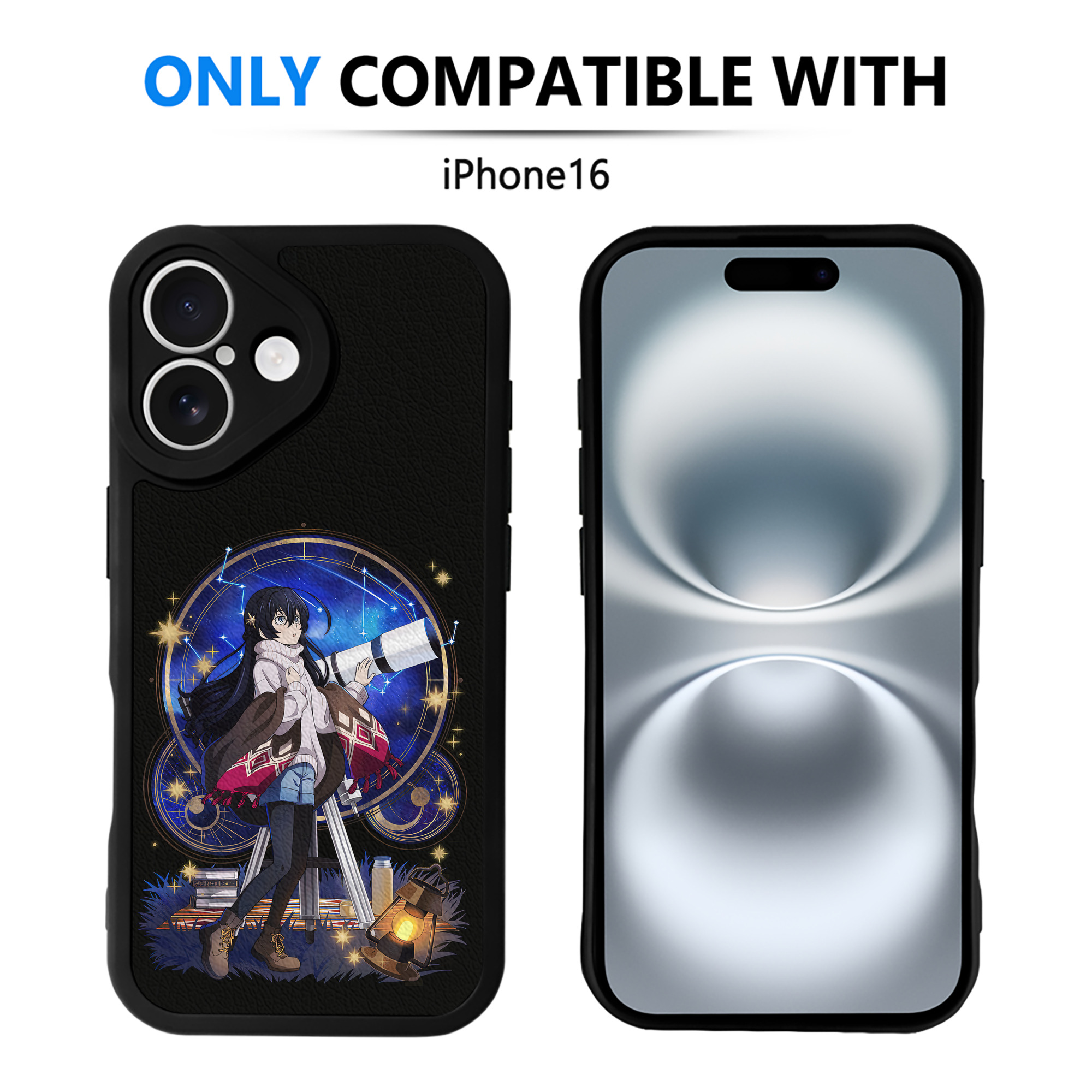 （画像用） 文豪ストレイドッグス Bungo Stray Dogs 【iPhone 16シリーズ対応】シリコンスマホケース（レザー調） 材質：シリコン